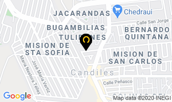 Mapa de Manos Que Curan O Sanan en Querétaro