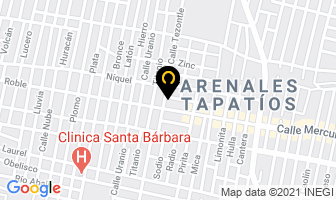 Mapa de Mantenimiento Sevilla en Zapopan