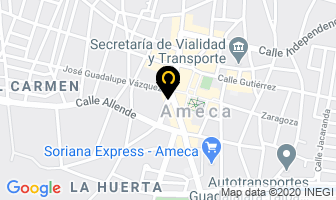 Mapa de Manualidades Paty en Ameca