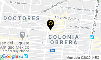 Mapa de Manufacturas Gaviota S.a. en Ciudad de Mexico