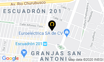 Mapa de Manufacturera Alear Sa De Cv en Ciudad de Mexico