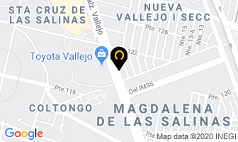 Mapa de Maquinaria Ligera Equinter S.a. De C.v. en Ciudad de Mexico