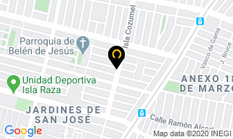 Mapa de Marcos Cozumel en Guadalajara