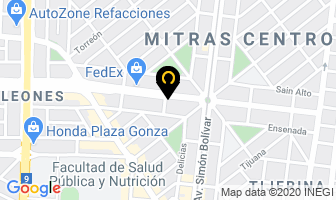 Mapa de Marcos Finos El Marco en Monterrey