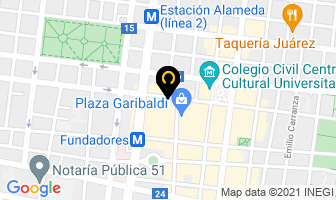 Mapa de Marcos Giacoman Gloria en Monterrey