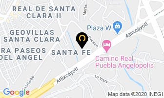 Mapa de Margu Todo Dulce en San Andrés Cholula