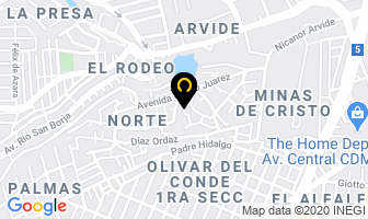 Mapa de Maria Isabel Delineado Permanente en Ciudad de Mexico