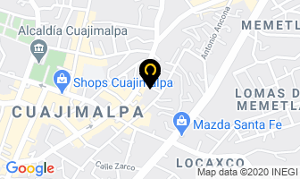 Mapa de Mariachi Cuajimalpa en Ciudad de Mexico
