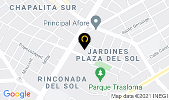Mapa de Marina Puerto Dorado en Guadalajara