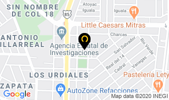 Mapa de Martinez De La Garza Leonor en Monterrey