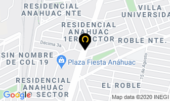 Mapa de Mas Espacio en San Nicolás de los Garza