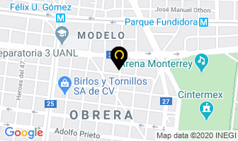 Mapa de Mas Refrigeracion Y Equipos Para Comercio en Monterrey