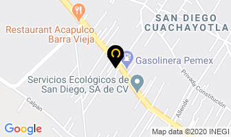 Mapa de Materiales Para Construccion La Cantera en San Andrés Cholula
