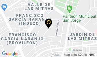 Mapa de Materias Primas Cyr S.a De C.v en Monterrey