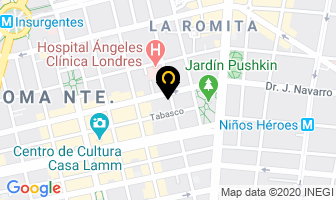 Mapa de Matute Ruiz Juan Vicente Lic. en Ciudad de Mexico