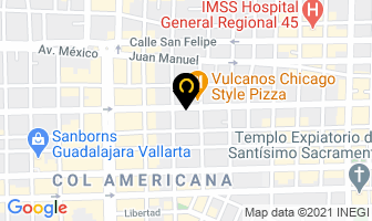 Mapa de Mayo Laboratorios en Guadalajara