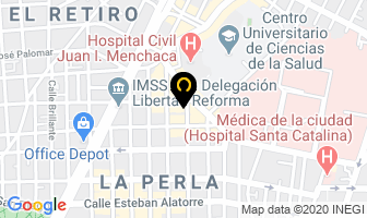 Mapa de Medidental S.a. De C.v. en Guadalajara
