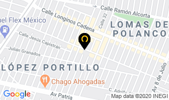 Mapa de Menuderia Polanco en Guadalajara