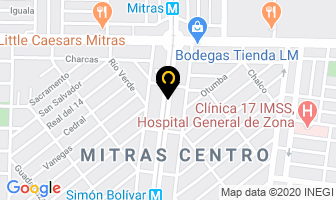 Mapa de Mercado Indio Sa De Cv en Monterrey