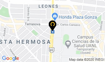 Mapa de Mercedes Benz en Monterrey