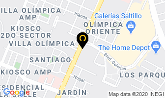 Mapa de Mercedes Benz en Saltillo