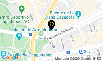 Mapa de Mercer Human Resource Consulting S.a De C.v en Ciudad de Mexico