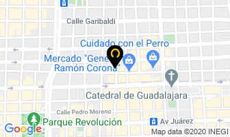 Mapa de Merceria Df en Guadalajara