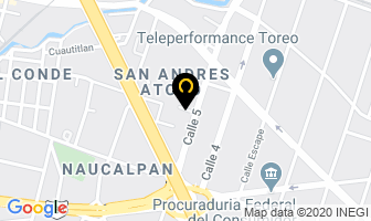 Mapa de Merck S.a De C.v en Naucalpan de Juárez