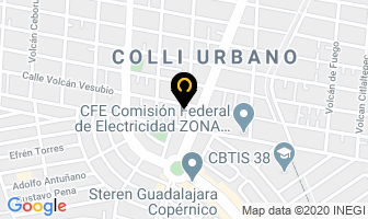 Mapa de Metales Mar China en Zapopan