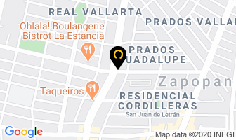 Mapa de Mexico Express en Guadalajara