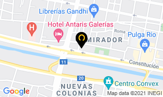 Mapa de Mirador Restaurante en Monterrey