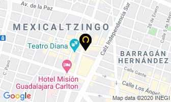 Mapa de Mitsubishi Centro en Guadalajara