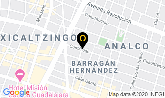 Mapa de Mofles Internacionales en Guadalajara