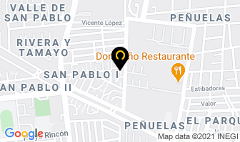 Mapa de Moo Duk Kwan La Cruz; Lomas en Ciudad de Mexico