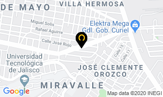 Mapa de Moreno's Kitchen en Guadalajara