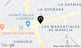 Mapa de Motel Arizona en Morelia