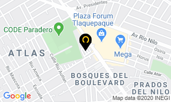 Mapa de Motel Versalles en Guadalajara