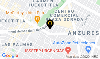 Mapa de Mua Infinita en Ciudad de Mexico
