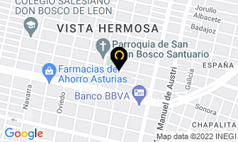 Mapa de Muebleria San Juan Bosco en León