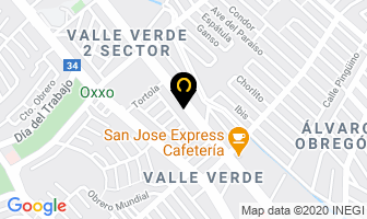 Mapa de Muebleria Valle Verde en Monterrey