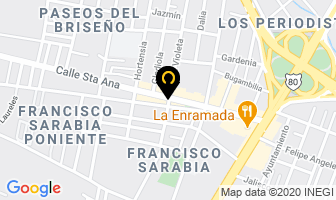 Mapa de Muebles Liz en Zapopan