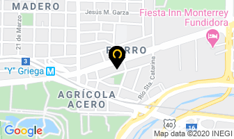 Mapa de Muebles Tubulares en Monterrey