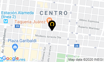 Mapa de Muebles Villarreal Hnos en Monterrey