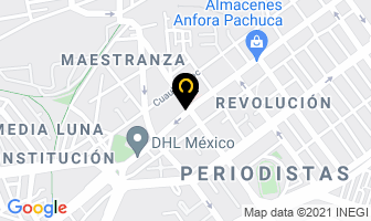 Mapa de Multicerrajería Pachuca. en Pachuca de Soto