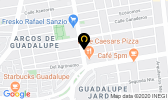 Mapa de Musiart en Zapopan