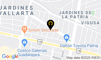 Mapa de Mvs Radio en Zapopan