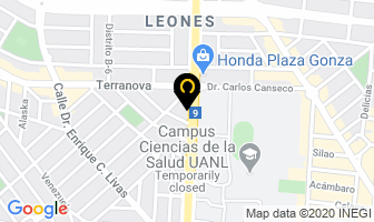 Mapa de Nacional De Alarmas en Monterrey
