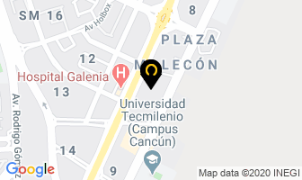 Mapa de Nano Depot en Cancún