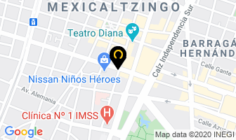 Mapa de National Car Rental - Green Means Go en Guadalajara