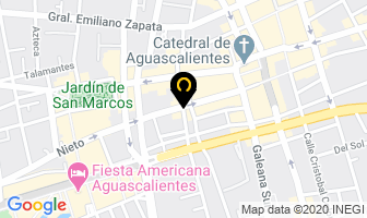 Mapa de Naturópata Mercedes Estañol en Aguascalientes